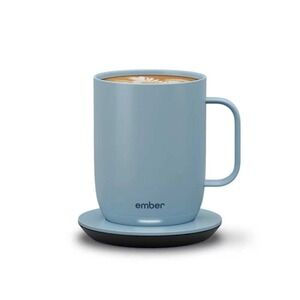 Ember Mug2 14oz Temperature Control Smart Coffee Tea‎ Heated Mug 2 Powder Blue